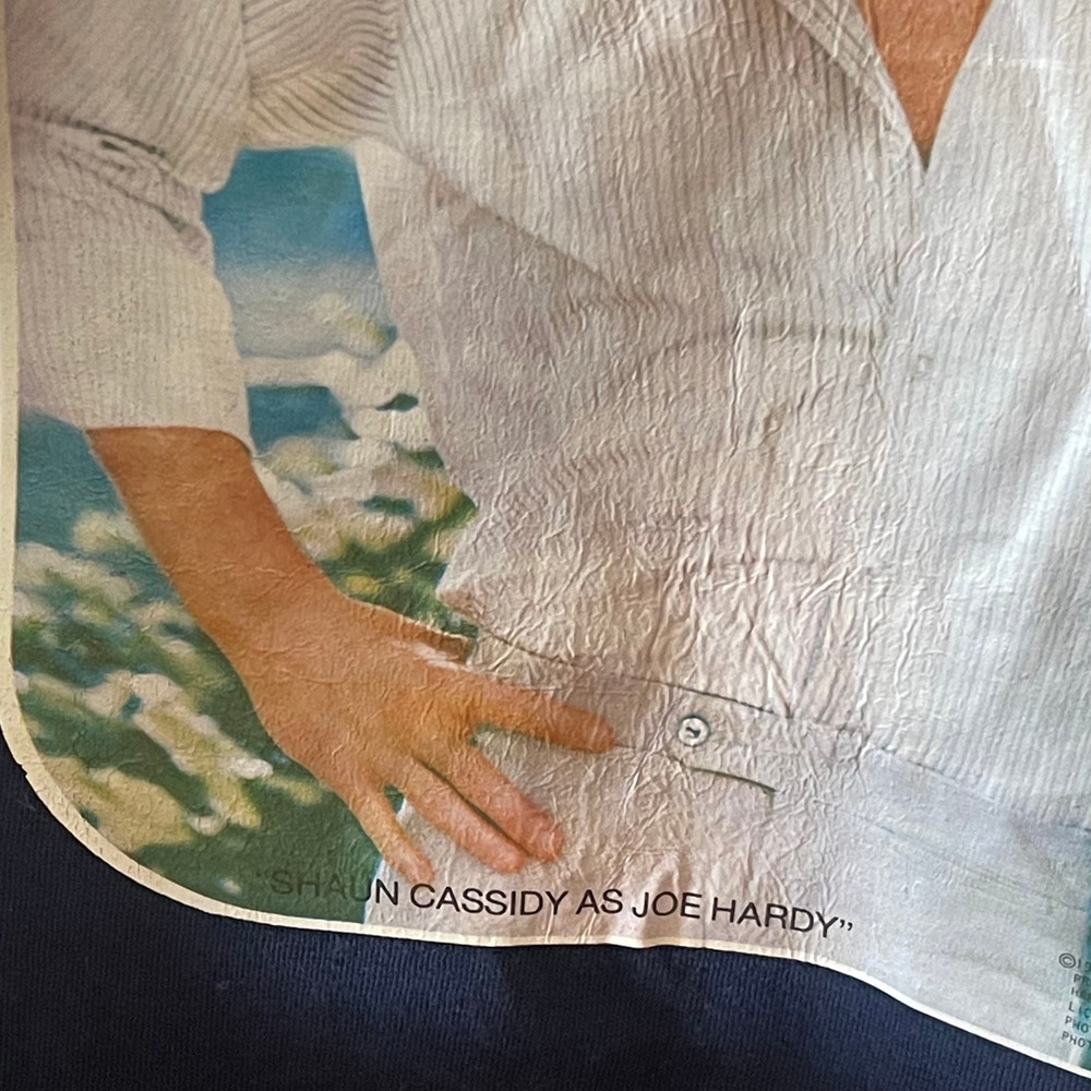 Vtg 78 Shaun Cassidy Joe Hardy TV Promo T Shirt Single Stitch Screen Stars USA S - Picture 5 of 11